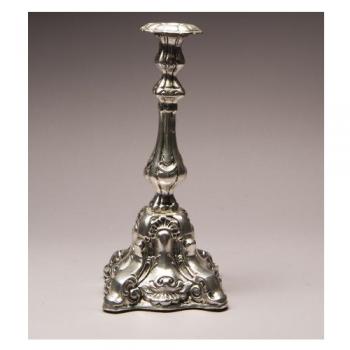 キャンドルスタンド シングル アンティーク調 シルバー ゴージャス おしゃれ ディスプレイ 高さ32