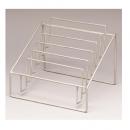 カードホルダー(2Lサイズ) おしゃれ スタンド ステーショナリー ホワイト スチール 幅20