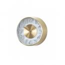 エッジ壁掛け時計 21cm アーバンテイスト ゴールド おしゃれ エレガント ラウンド