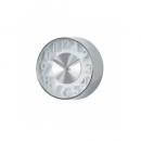 エッジ壁掛け時計 21cm アーバンテイスト シルバーおしゃれ エレガント ラウンド