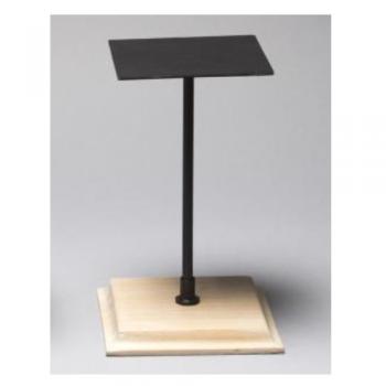 スタンドL 木製 アイアン アンティーク調 ブラウン ディスプレイ おしゃれ 高さ24