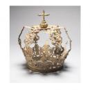 クラウン アンティーク調 オーナメント オブジェ アイアン おしゃれ ディスプレイ 高さ19