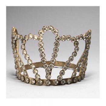 クラウン アンティーク調 オーナメント オブジェ アイアン おしゃれ ディスプレイ 高さ11