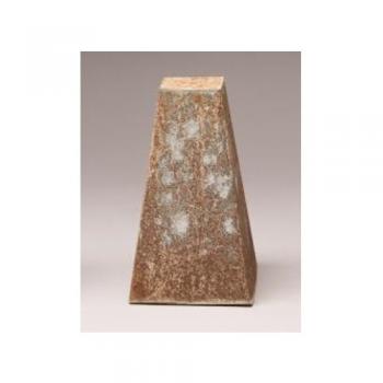 オーナメント(四角錐) オブジェ ブラウン ディスプレイ おしゃれ アンティーク調 高さ18