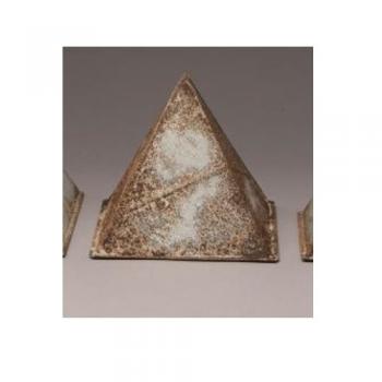 オーナメント(ピラミッド) M オブジェ ブラウン ディスプレイ おしゃれ アンティーク調 高さ13