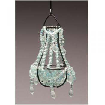 ビーズオーナメント アンティーク調 おしゃれ ディスプレイ 綺麗 シャンデリアモチーフ 高さ13