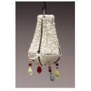 ビーズオーナメント アンティーク調 おしゃれ ディスプレイ 綺麗 シャンデリアモチーフ 高さ13