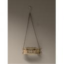 メタルバナー L アンティーク調 オーナメント ゴールド おしゃれ ディスプレイ 幅18