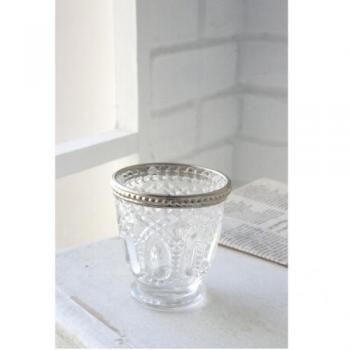 キャンドルホルダー ガラス 室内 アンティーク調 通販