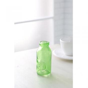 フラワーベース グリーン ガラス アンティーク 花瓶 通販