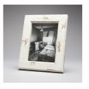 フォトフレーム アンティーク調 ポストカード 木製 ホワイト おしゃれ 写真 高さ20