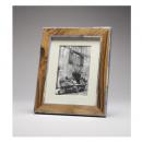 フォトフレーム アンティーク調 ポストカード 木製 ブルー おしゃれ 写真 高さ19