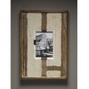 ピクチャーフレーム アンティーク調 木製 ホワイト おしゃれ 写真 壁掛け 高さ37