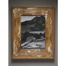 ポスターフレーム アンティーク調 木製 ブラウン おしゃれ 写真 壁掛け シャビー 高さ44