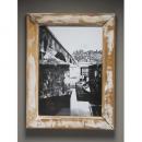 ピクチャーフレーム A3 アンティーク調 木製 ホワイト おしゃれ 写真 壁掛け 高さ51