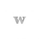 ブリキアルファベット小文字w(2個セット)インテリア イニシャル ディスプレイ エンブレム