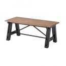 アイザックコーヒーテーブル シンプル 木製 ミンディ ナチュラル 天然木 ブラウン 幅100