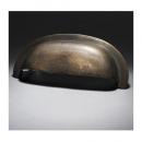 Handle cup ハンドル アンティーク調 ブラス 真鍮 おしゃれ 引手 ブロンズ 長さ10