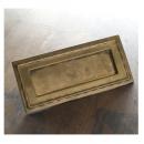 MAIL SLOT ハンドル DIY アンティーク調 ブラス ネームプレート ブロンズ 長さ22