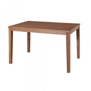 アルンダ ダイニングテーブル ミディアムブラウン シンプル 木製 ナチュラル 天然木 幅120