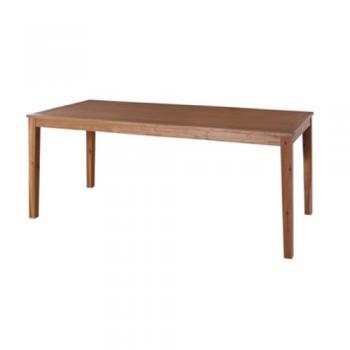 アルンダ ダイニングテーブル ミディアムブラウン シンプル 木製 ナチュラル 天然木 幅180