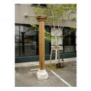 柱 アンティーク調 木製 ブラウン おしゃれ ナチュラル DIY重厚感 ヴィンテージ 高さ263