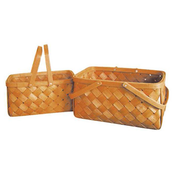 ノルディックバスケットF かご 北欧 おしゃれ 収納 持ち手付 キッチン 雑貨本雑誌 SLセット