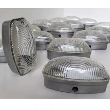 ライト アンティーク調 イギリス インダストリアル シルバー かっこいい 照明 スチール 高さ23