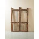 ゲート 木製 ミディアムブラウン アンティーク調 シャビー 扉 おしゃれ 飾り 高さ105