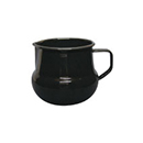 アンプリュス カフェクリーマー ホーロー ブラック 北欧 キッチン アンティーク可愛い 4個セット