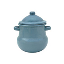 アンプリュスシュガーポット ホーロー ブルーグレー 北欧 おしゃれ ナチュラル 可愛い 4個セット