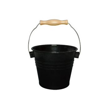 アンプリュスバケツS ホーローブラック 北欧風  ナチュラル おしゃれ ガーデニング 小物インテリア
