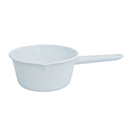 アンプリュスミルクパンL ホウロウ鍋 北欧 ホワイト おしゃれ 可愛い レトロアンティーク キッチン