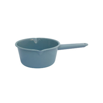 アンプリュスミルクパンL ホウロウ鍋 北欧 グレー おしゃれ 可愛い レトロ アンティーク キッチン