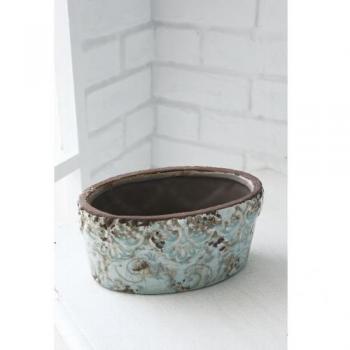 フラワーポット プランター 陶器 アンティーク調 通販