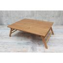 アウトドアキャンプピクニックお花見 ミニテーブル大 ウッド竹 折りたたみコンパクト ナチュラル可愛い