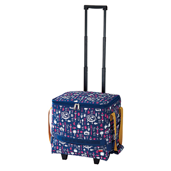 雑誌掲載!クーラーバッグ キャリーバッグ 大容量で機能的 カラフルブルーポップ アウトドア