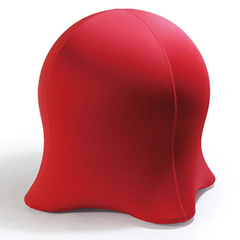 雑誌掲載!デザイナーズチェア 北欧スウェーデン くらげレッド バランスボール ダイエット