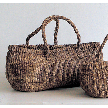 アセロトートバッグL 定番ブラウン お出かけサイズ 丸くて可愛いフォルム持ちやすくて収納力抜群