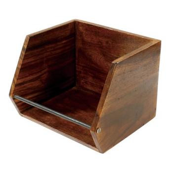 スタッキングボックス ブラウン 木製 アイアン アンティーク調 ハンドメイド 収納 幅20