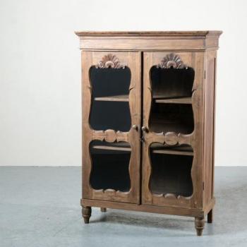 ガラスキャビネット アンティーク家具 おしゃれ 通販