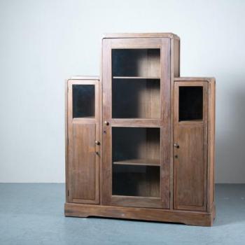 ガラスキャビネット アンティーク家具 おしゃれ 通販