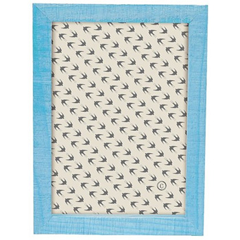 カローレフレームH 木製 アンティーク シャビーブルー A4 シンプル 壁掛けディスプレイ