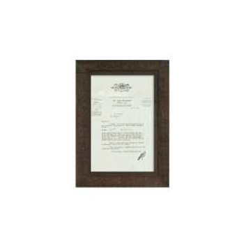 カローレフレームH 木製アンティーク シャビーブラック ポストカードサイズ 卓上 壁掛けディスプレイ