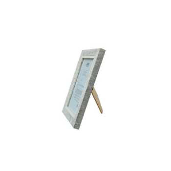 カローレフレームH 木製アンティーク シャビーグレー ポストカードサイズ 卓上 壁掛けディスプレイ