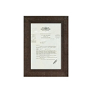 カローレフォトフレームG 2個セット 木製アンティーク シャビーブラック L版写真 卓上