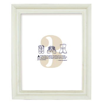 マーゴフォトフレームC 六切サイズ写真 アイボリー アンティーク ディスプレイ シャビー