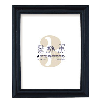 マーゴフォトフレームC 六切サイズ写真 ブラック アンティーク ディスプレイ シャビー