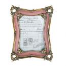 リエフォトフレームD-Lサイズ ピンク ゴールド アンティーク ゴージャス 可愛いおしゃれ
