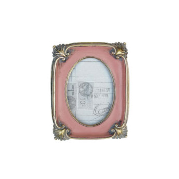 ルリエフォトフレームA-Lサイズ ピンク ゴールド アンティーク オーバル 可愛いおしゃれ